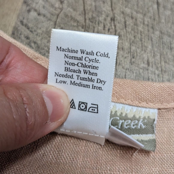 Coldwater Creek Vintage Inspired Linen Vest - Picture 4 of 6